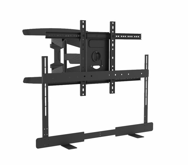 Draaibare muursteun met Bose SoundTouch 300 en SoundBar 700 / 900 frame