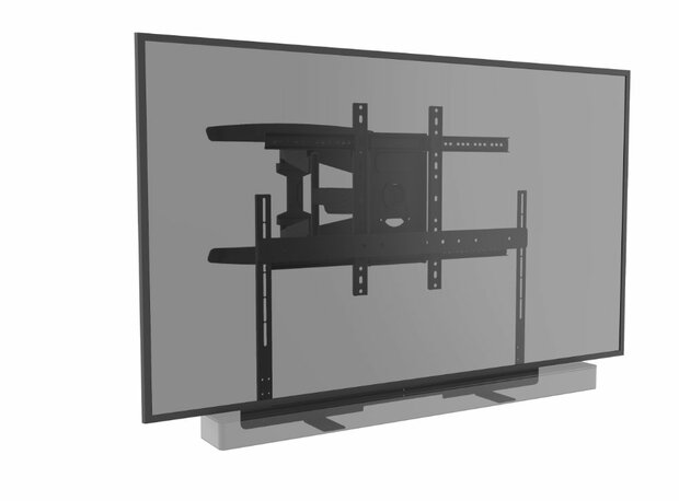 Draaibare muursteun met Bose SoundTouch 300 en SoundBar 700 / 900 frame