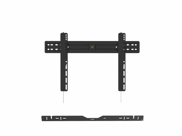CC-WMF204-CMSARCB Cavus vaste muursteun voor 37 - 70 Inch TV en zwarte Sonos ARC vrijstaand