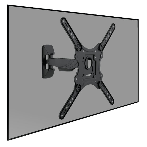 Cavus full motion muursteun met enkele arm voor 23 - 55 inch TV