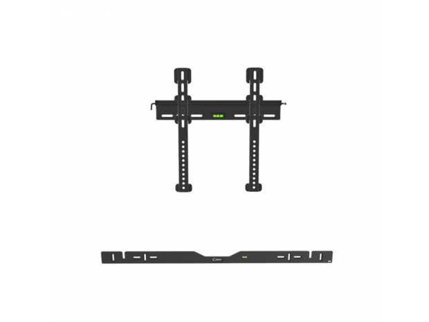 CC-WMF044-CMSARCB Cavus vlakke muursteun voor 32 - 70 inch TV en zwarte Sonos Arc vrijstaand
