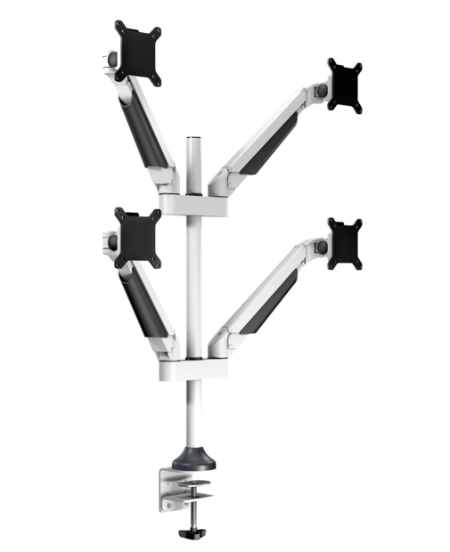 Multibrackets Monitorsteun - VESA Gas Lift Arm Quad [wit]