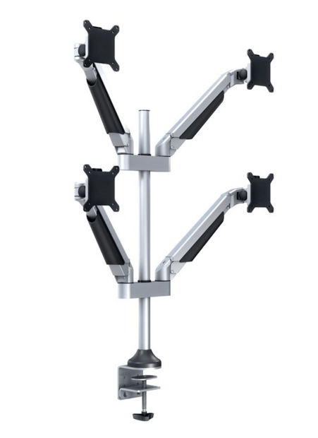 Multibrackets Monitorsteun - VESA Gas Lift Arm Quad [zilver]