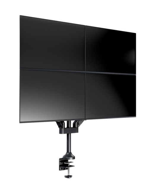 Multibrackets Monitorsteun - VESA Gas Lift Arm Quad [zwart]