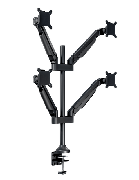 Multibrackets Monitorsteun - VESA Gas Lift Arm Quad [zwart]