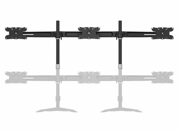 Multibrackets Uitbreidingsset voor VESA Desktopmount Triple Stand