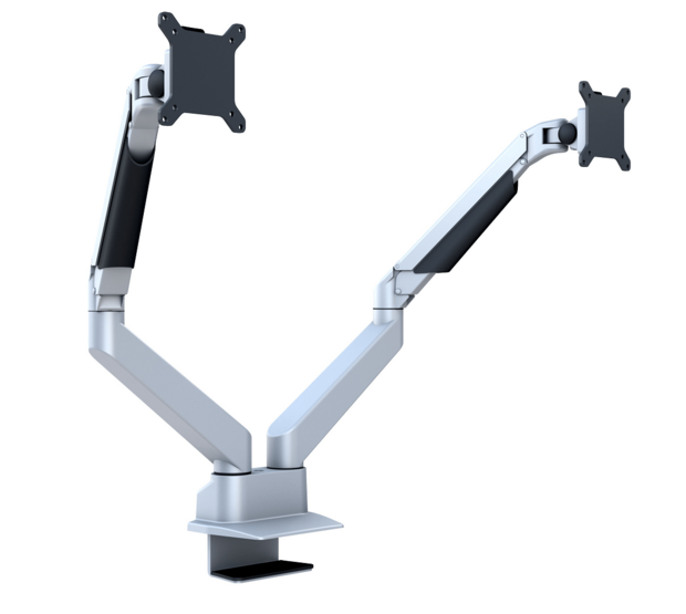 Multibrackets Monitorsteun - VESA Gas Lift Arm Dual Side by Side [zilver]