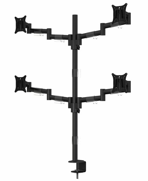 Multibrackets Monitorsteun - VESA Deskmount Officeline Quad [zwart]