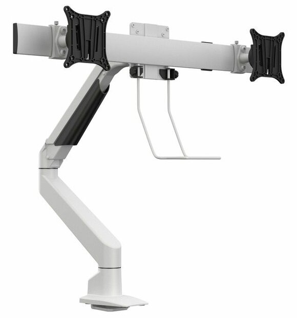 Multibrackets Monitorsteun - VESA Gas Lift Arm Single met Duo-Crossbar [wit]
