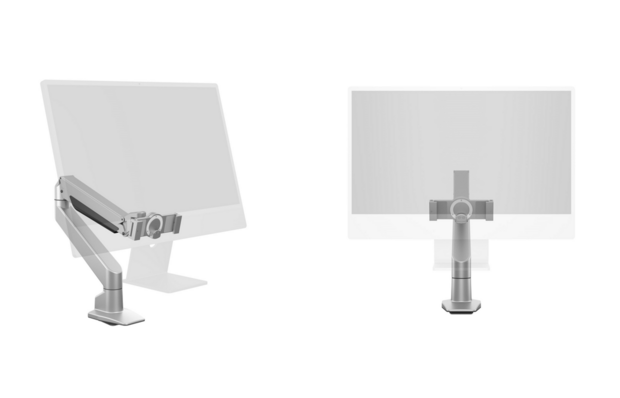 Multibrackets Monitorsteun - Gas Lift Arm geschikt voor Apple iMac&reg; 24&#039;&#039; [zilver]