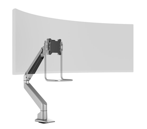 Multibrackets Monitorsteun - VESA Gas Lift Arm Single met hendel  [zilver]