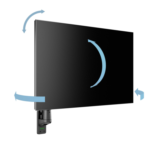 Multibrackets Monitorsteun - VESA Gas Lift Arm Wall Basic  [zwart]