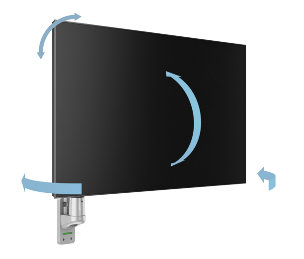 Multibrackets Monitorsteun - VESA Gas Lift Arm Wall Basic  [zilver]