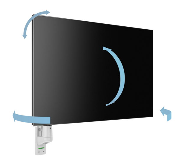 Multibrackets Monitorsteun - VESA Gas Lift Arm Wall Basic [wit]