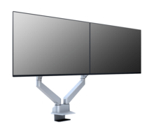 Multibrackets Monitorsteun - VESA Gas Lift Arm Dual Side by Side [zilver]