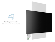 Multibrackets Monitorsteun - VESA Gas Lift Arm Wall Basic [wit]