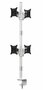 Multibrackets Monitorsteun - VESA Deskmount Officeline Quad B2B [wit]