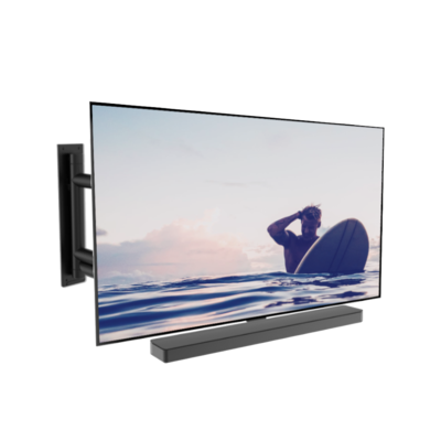 Cavus Premium draaibare muurbeugel met Bose Soundbar 500 frame