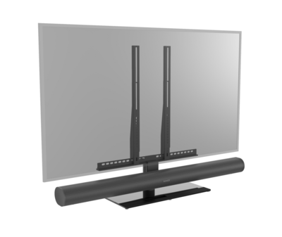 Cavus module voor Sonos ARC op Cavus tafelstandaard