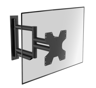 Cavus zwarte design muursteun voor 26 - 55 inch TV